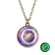 Charger l'image dans la galerie, COLLIER PLANETE DOUBLE FACE LUMINEUSE