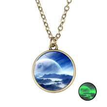 Charger l'image dans la galerie, COLLIER PLANETE DOUBLE FACE LUMINEUSE