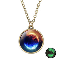 Charger l'image dans la galerie, COLLIER PLANETE DOUBLE FACE LUMINEUSE